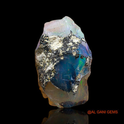 Natural Untreated Fire Opal Loose Gemstone Fancy Rough From Ethiopia 5.00 Cts 16x11x7 mm E-145