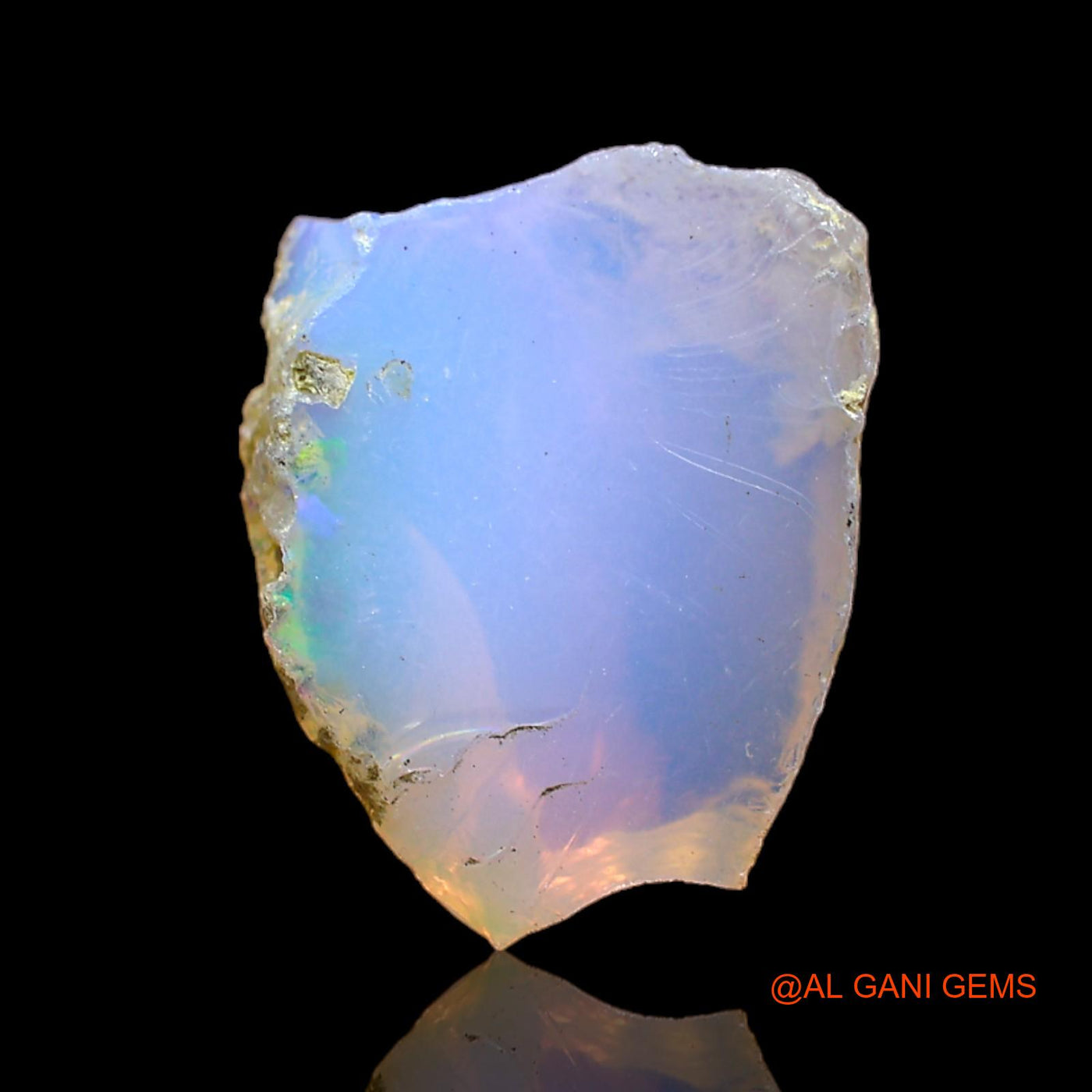 7.00 Cts Natural Ethiopian Fire Opal Fancy Rough Loose Gemstone For Jewelry 15x12x7 mm E-146
