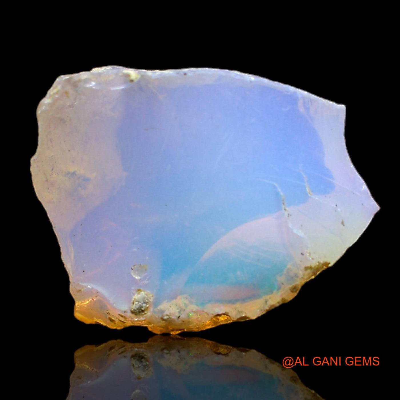 7.00 Cts Natural Ethiopian Fire Opal Fancy Rough Loose Gemstone For Jewelry 15x12x7 mm E-146