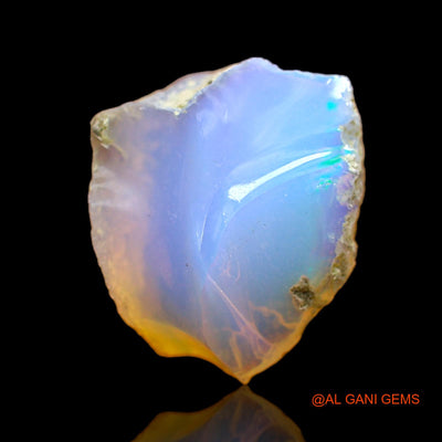 7.00 Cts Natural Ethiopian Fire Opal Fancy Rough Loose Gemstone For Jewelry 15x12x7 mm E-146