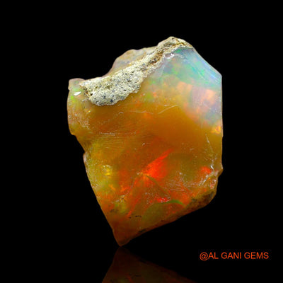 5.00 Cts Unheated Ethiopian Fire Opal Loose Gemstone Fancy Rough Natural 16x12x6 mm E-149