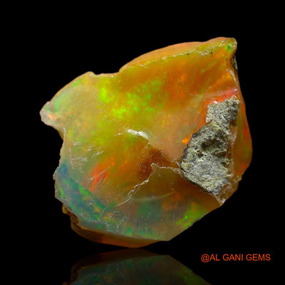5.00 Cts Unheated Ethiopian Fire Opal Loose Gemstone Fancy Rough Natural 16x12x6 mm E-149