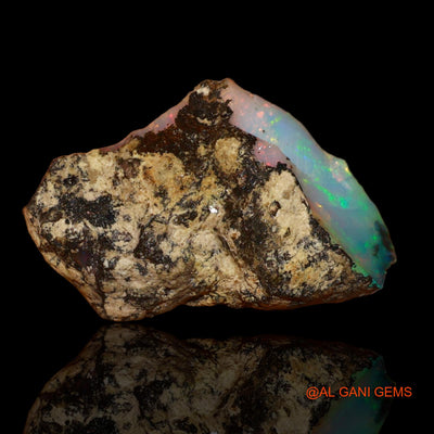 7.00 Cts Natural Ethiopian Fire Opal Loose Gemstone Fancy Rough 20x10x9 mm E-14