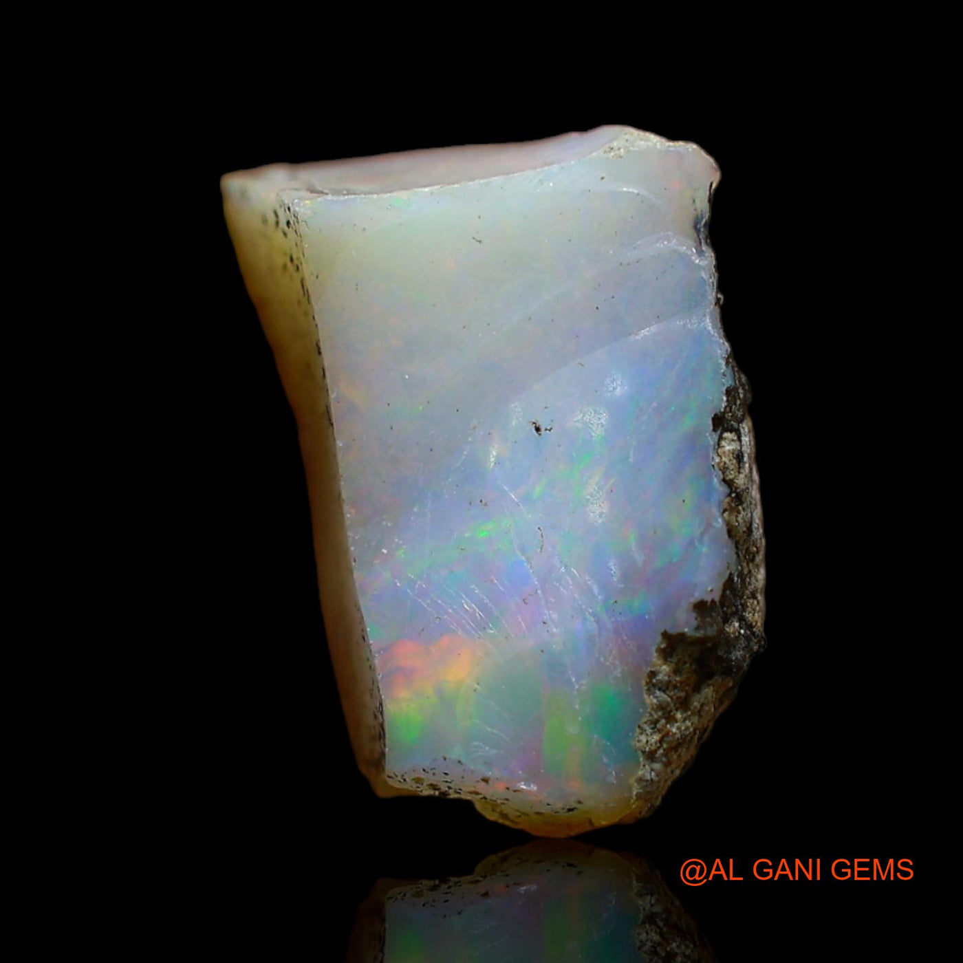 4.00 Cts Natural Ethiopian Fire Opal Fancy Rough Loose Gemstone For Jewelry 14x12x6 mm E-150