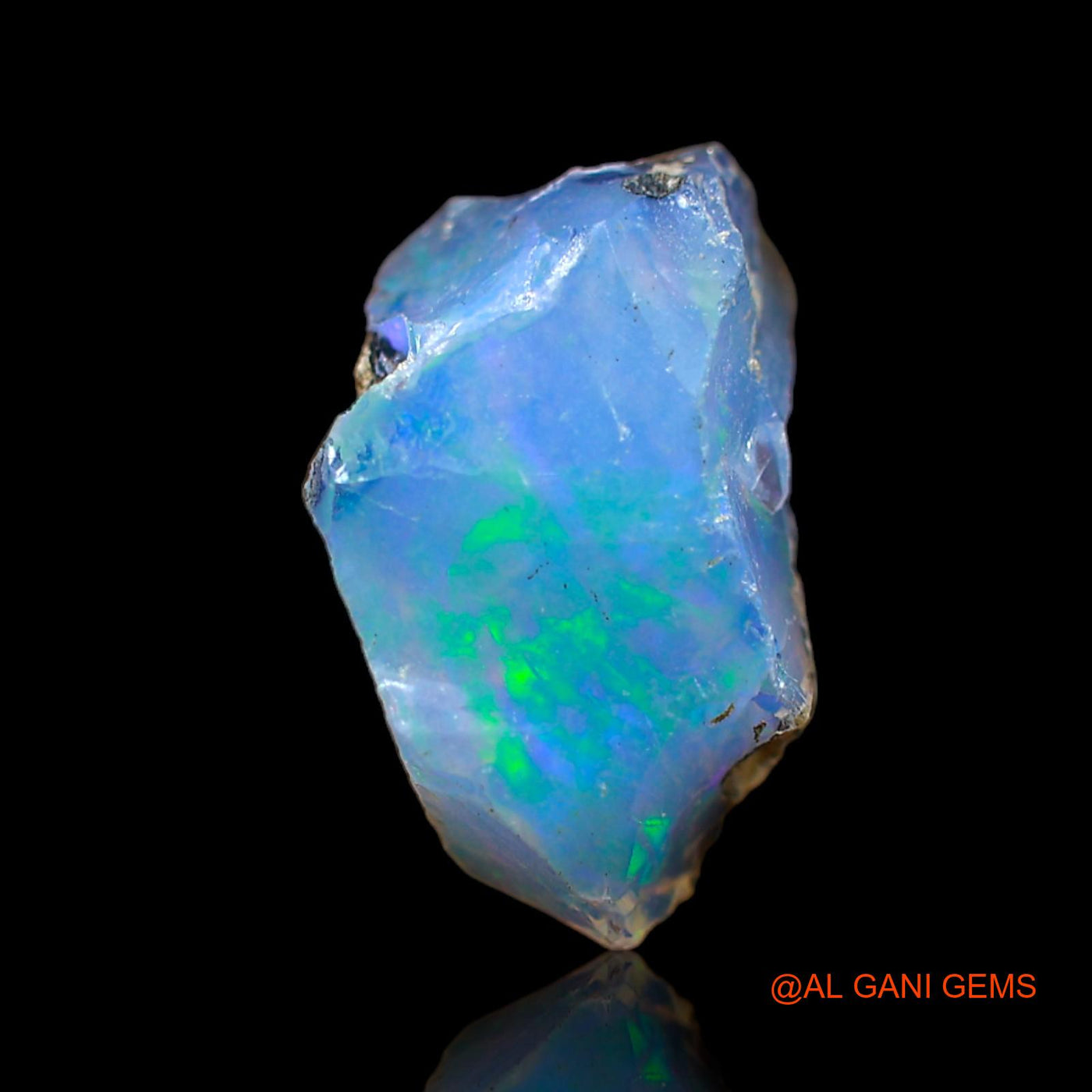5.00 Cts Natural Ethiopian Fire Opal Loose Gemstone Fancy Rough 16x9x8 mm E-153