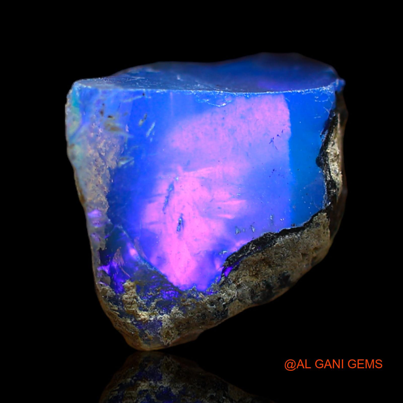 7.00 Cts Natural Ethiopian Fire Opal Loose Gemstone Fancy Rough 15x11x11 mm E-154
