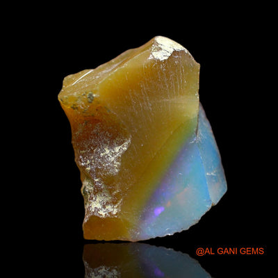 6.00 Cts Unheated Ethiopian Fire Opal Loose Gemstone Fancy Rough Natural 13x12x7 mm E-156