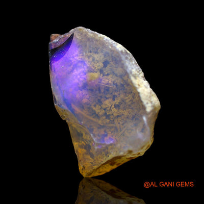 5.00 Cts Natural Ethiopian Fire Opal Loose Gemstone Fancy Rough 15x11x6 mm E-157