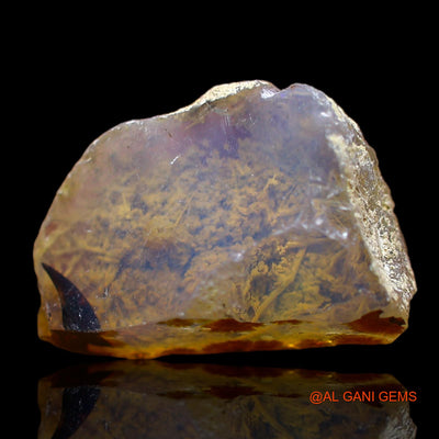 5.00 Cts Natural Ethiopian Fire Opal Loose Gemstone Fancy Rough 15x11x6 mm E-157