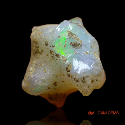 8.00 Cts Unheated Ethiopian Fire Opal Loose Gemstone Fancy Rough Natural 16x13x12 mm E-159