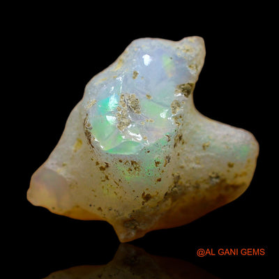 8.00 Cts Unheated Ethiopian Fire Opal Loose Gemstone Fancy Rough Natural 16x13x12 mm E-159