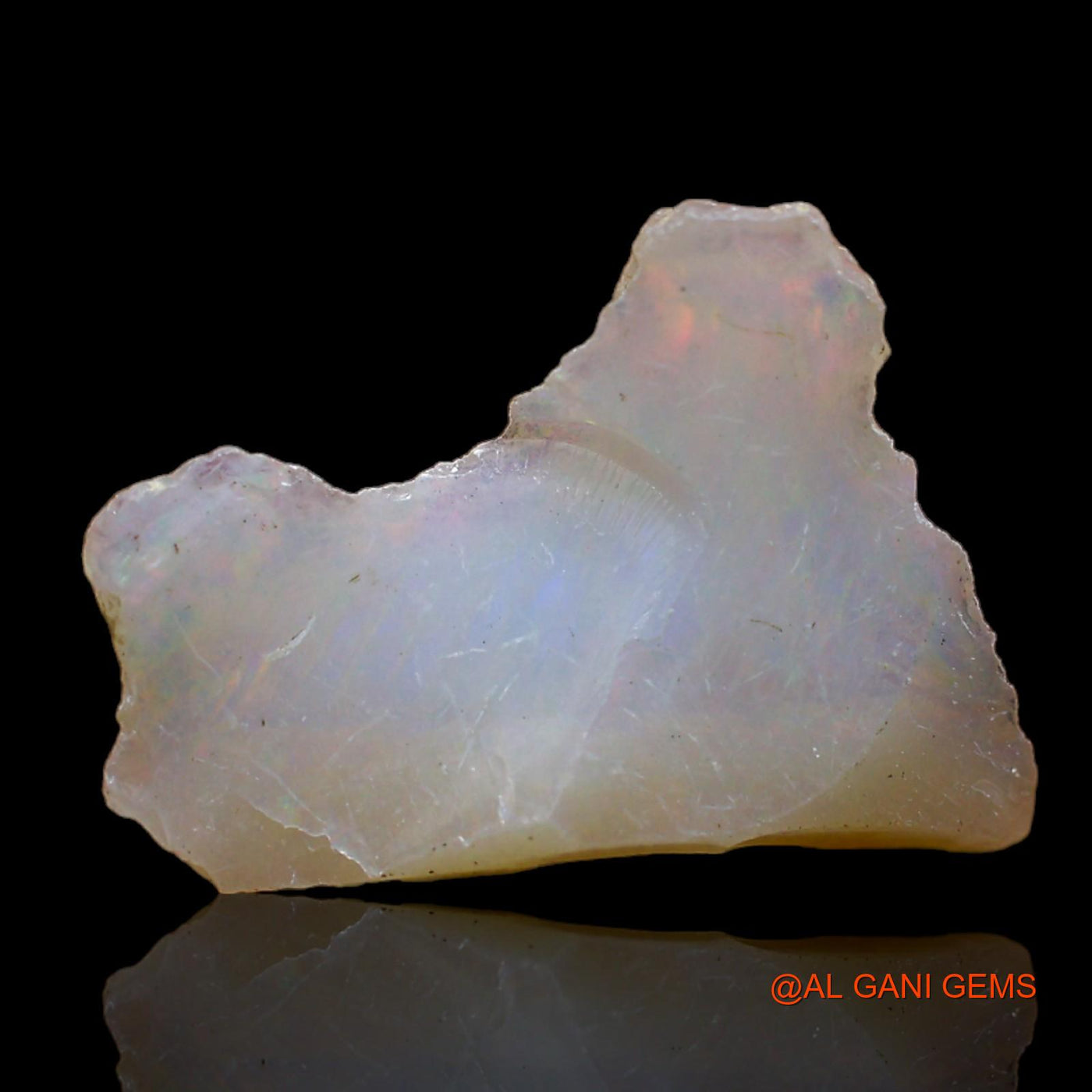 4.00 Cts Natural Ethiopian Fire Opal Loose Gemstone Fancy Rough 18x12x6 mm E-161
