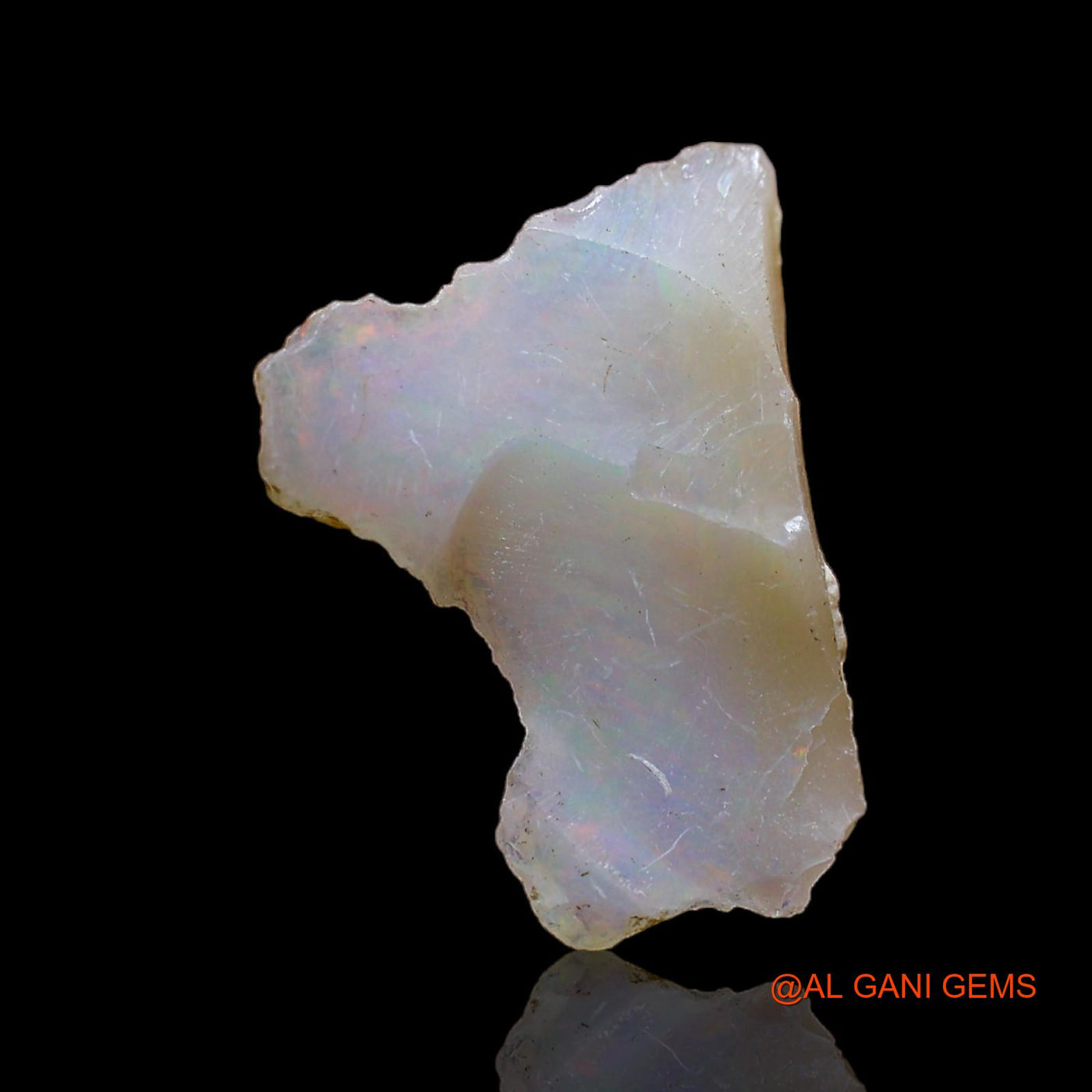 4.00 Cts Natural Ethiopian Fire Opal Loose Gemstone Fancy Rough 18x12x6 mm E-161