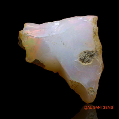 Natural Untreated Fire Opal Loose Gemstone Fancy Rough From Ethiopia 5.00 Cts 15x14x5 mm E-162