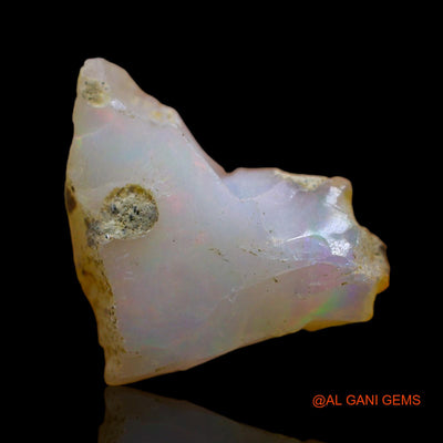 Natural Untreated Fire Opal Loose Gemstone Fancy Rough From Ethiopia 5.00 Cts 15x14x5 mm E-162