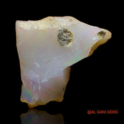 Natural Untreated Fire Opal Loose Gemstone Fancy Rough From Ethiopia 5.00 Cts 15x14x5 mm E-162
