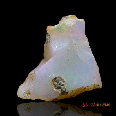 Natural Untreated Fire Opal Loose Gemstone Fancy Rough From Ethiopia 5.00 Cts 15x14x5 mm E-162