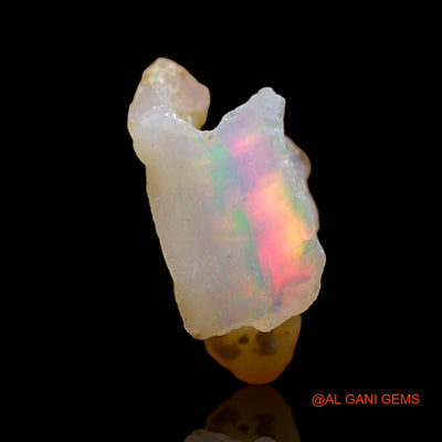 4.00 Cts Natural Ethiopian Fire Opal Loose Gemstone Fancy Rough 18x12x7 mm E-163