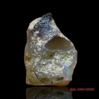 Natural Untreated Fire Opal Loose Gemstone Fancy Rough From Ethiopia 6.00 Cts 16x9x8 mm E-164