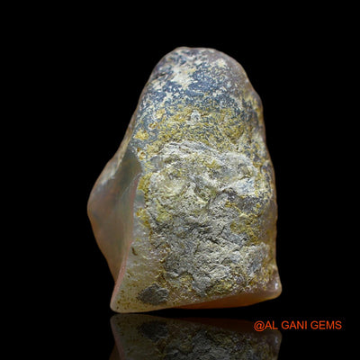 Natural Untreated Fire Opal Loose Gemstone Fancy Rough From Ethiopia 6.00 Cts 16x9x8 mm E-164