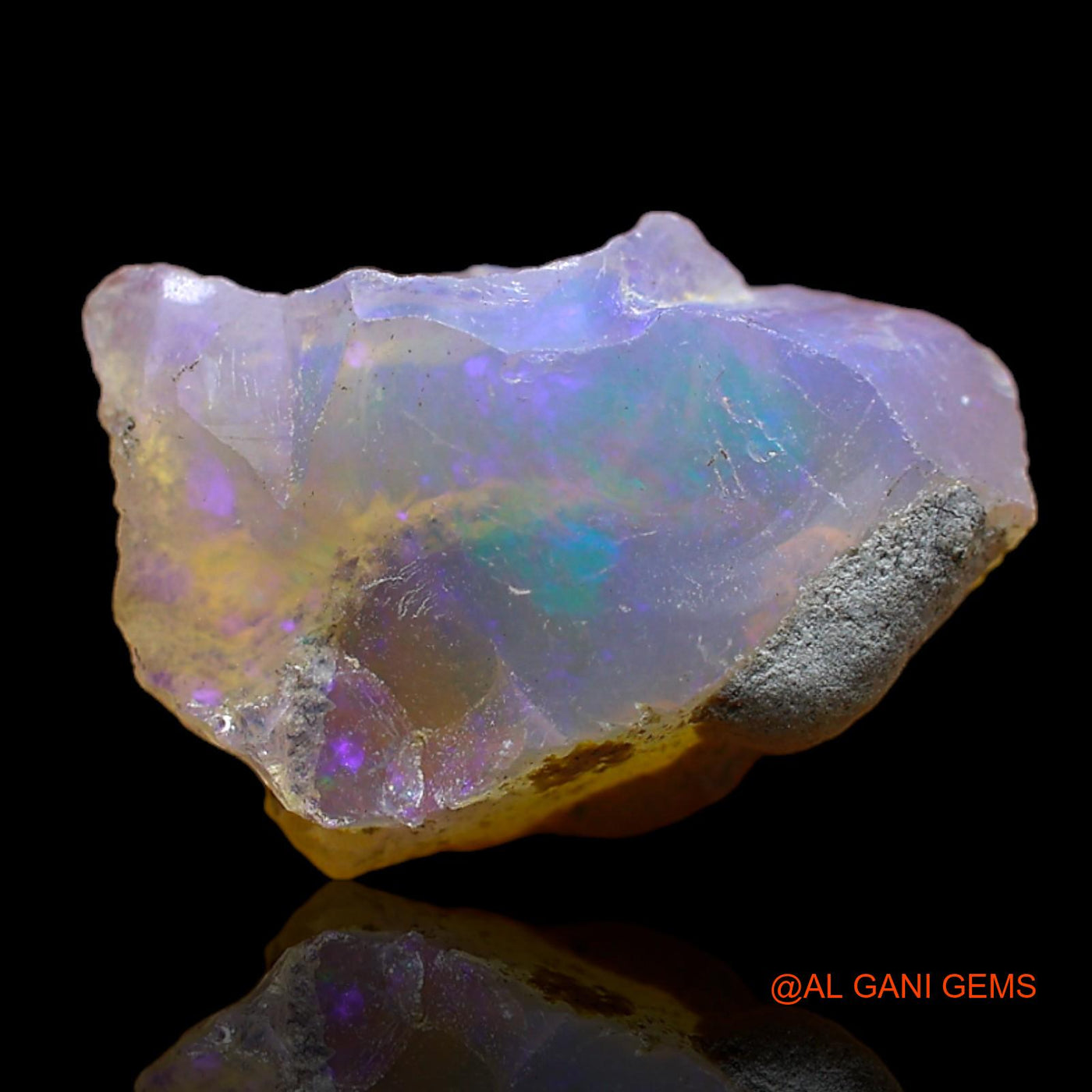 5.00 Cts Natural Ethiopian Fire Opal Fancy Rough Loose Gemstone For Jewelry 16x10x8 mm E-165
