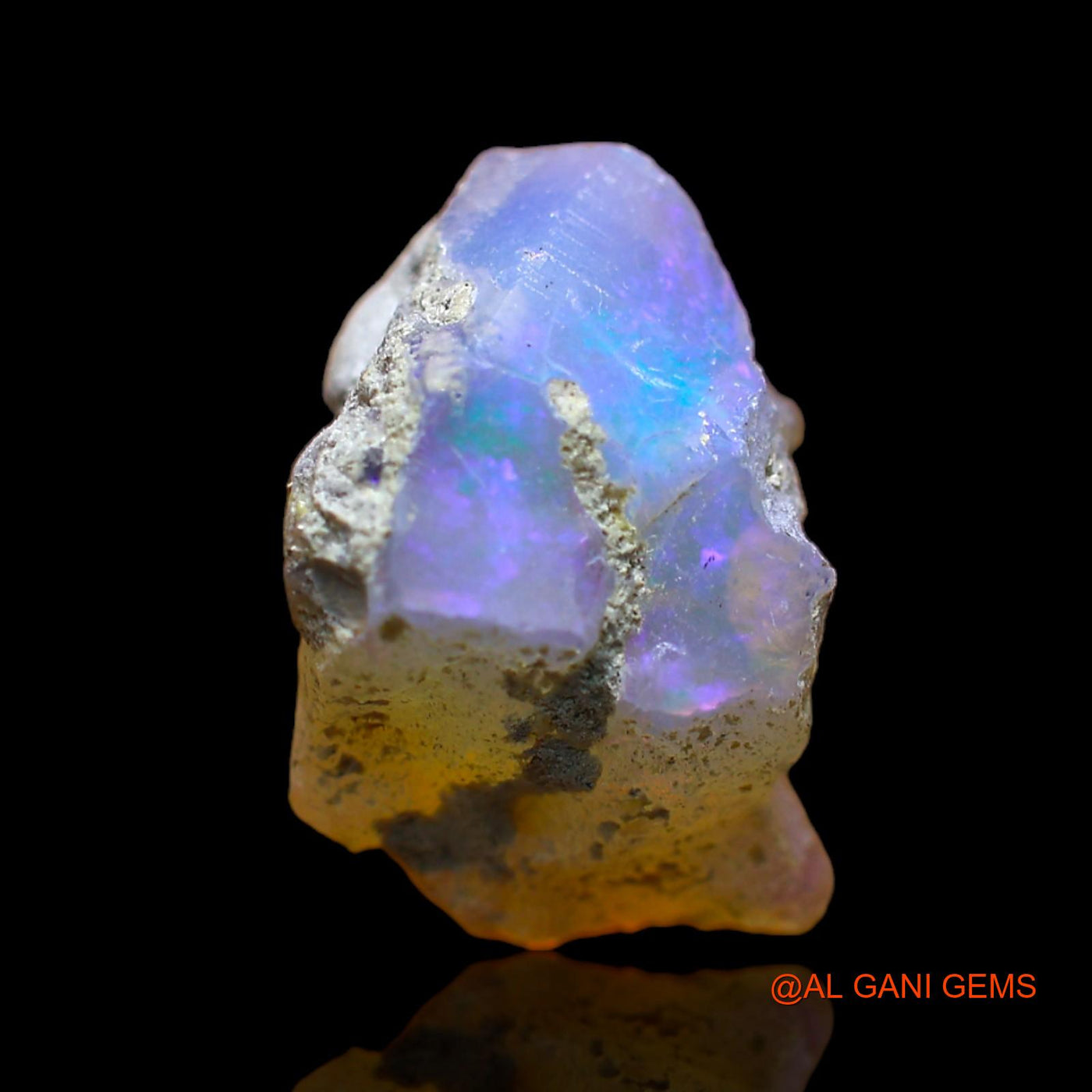 5.00 Cts Natural Ethiopian Fire Opal Fancy Rough Loose Gemstone For Jewelry 16x10x8 mm E-165