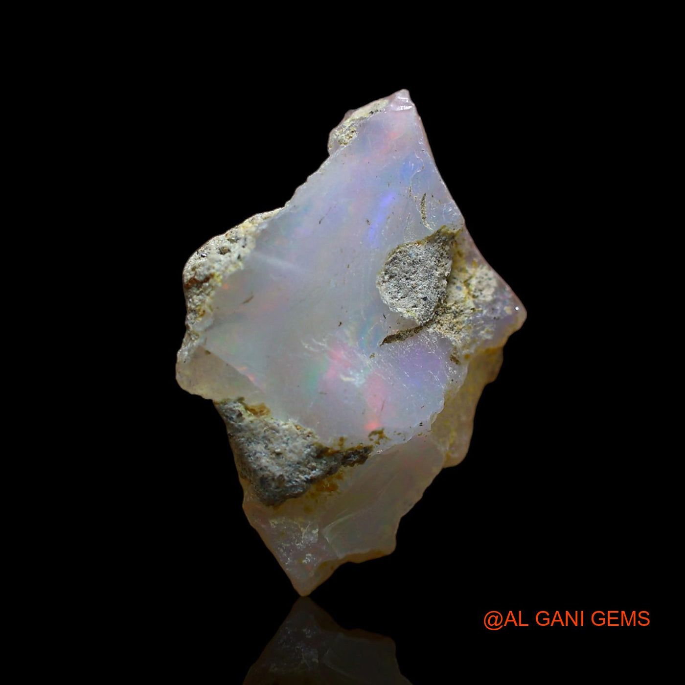 4.00 Cts Natural Ethiopian Fire Opal Fancy Rough Loose Gemstone For Jewelry 20x13x7 mm E-166