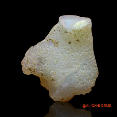Natural Untreated Fire Opal Loose Gemstone Fancy Rough From Ethiopia 7.00 Cts 16x15x7 mm E-168