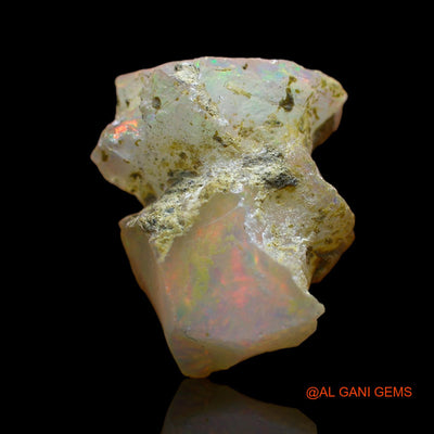 6.00 Cts Unheated Ethiopian Fire Opal Loose Gemstone Fancy Rough Natural 14x12x5 mm E-169