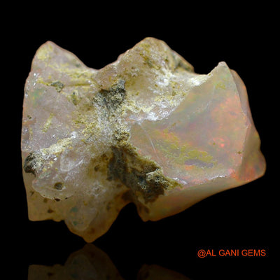 6.00 Cts Unheated Ethiopian Fire Opal Loose Gemstone Fancy Rough Natural 14x12x5 mm E-169