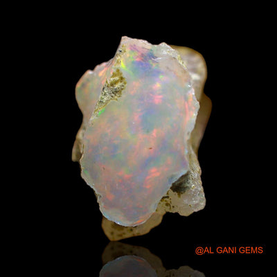 6.00 Cts Unheated Ethiopian Fire Opal Loose Gemstone Fancy Rough Natural 14x12x5 mm E-169
