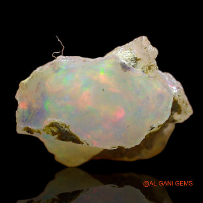 6.00 Cts Unheated Ethiopian Fire Opal Loose Gemstone Fancy Rough Natural 14x12x5 mm E-169