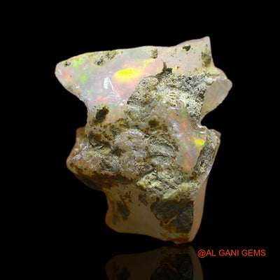 6.00 Cts Unheated Ethiopian Fire Opal Loose Gemstone Fancy Rough Natural 14x12x5 mm E-169