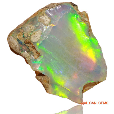 4.00 Cts Natural Ethiopian Fire Opal Loose Gemstone Fancy Rough 15x12x6 mm E-16