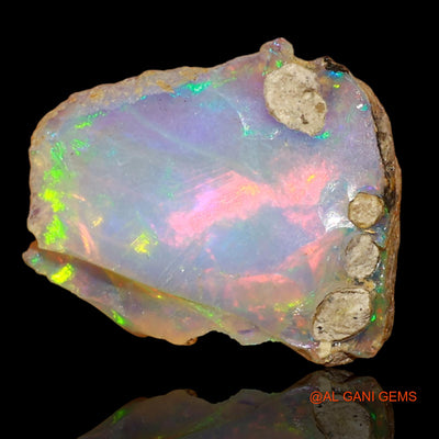 4.00 Cts Natural Ethiopian Fire Opal Loose Gemstone Fancy Rough 15x12x6 mm E-16