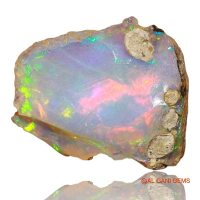 4.00 Cts Natural Ethiopian Fire Opal Loose Gemstone Fancy Rough 15x12x6 mm E-16