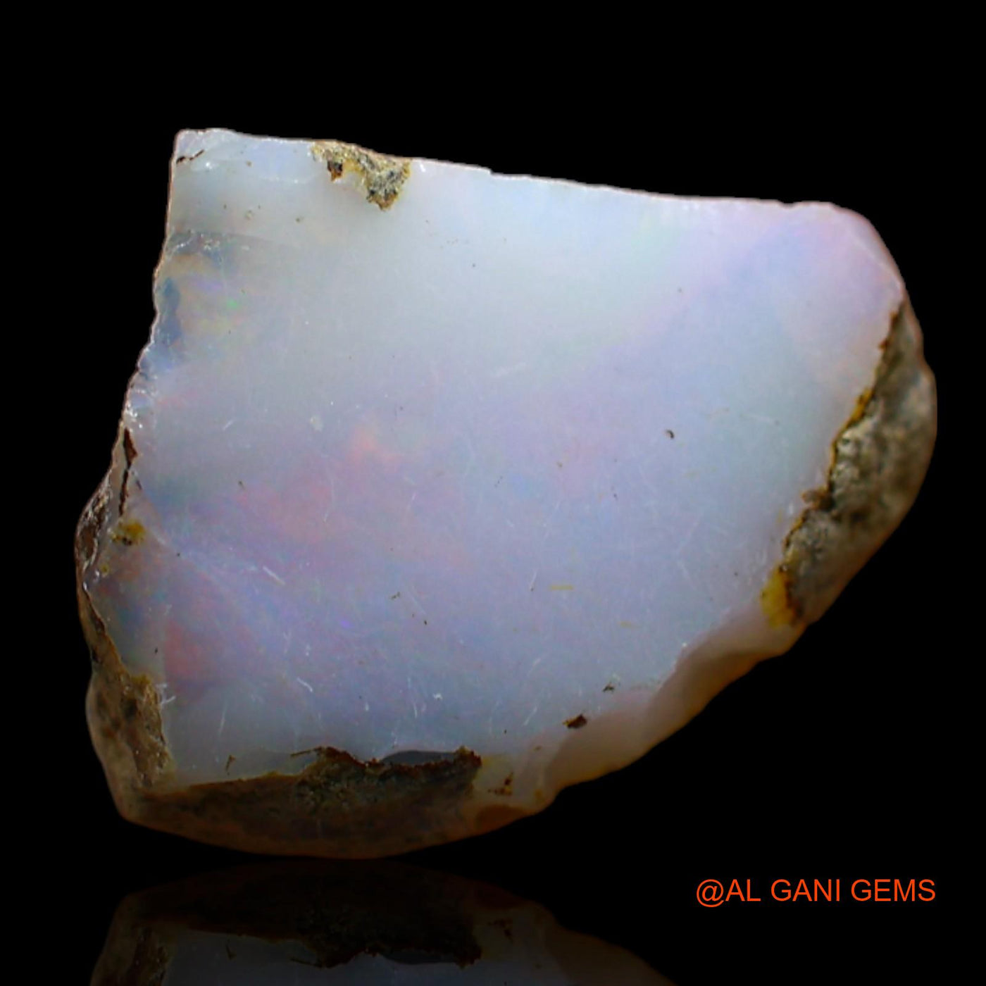 5.00 Cts Natural Ethiopian Fire Opal Loose Gemstone Fancy Rough 13x12x6 mm E-174