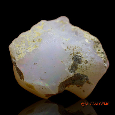 7.00 Cts Natural Ethiopian Fire Opal Loose Gemstone Fancy Rough 15x13x11 mm E-175
