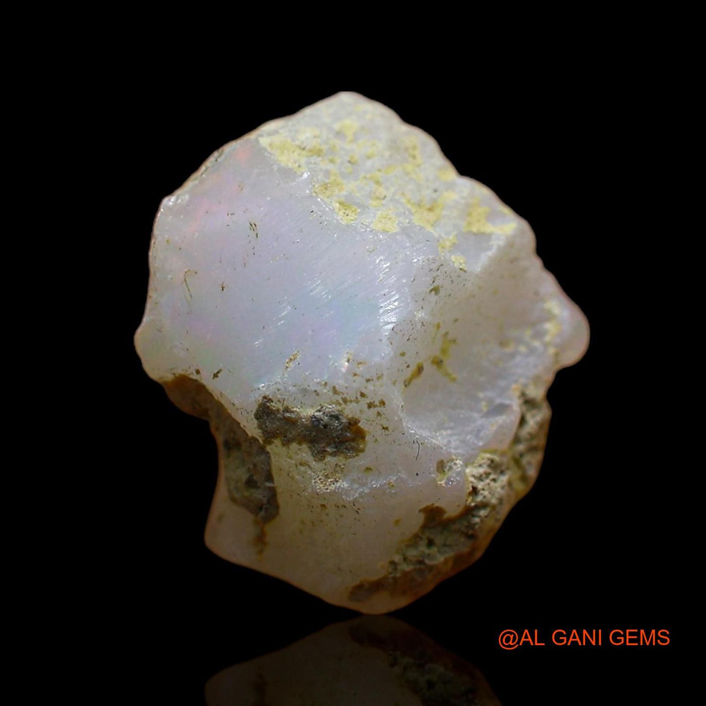 7.00 Cts Natural Ethiopian Fire Opal Loose Gemstone Fancy Rough 15x13x11 mm E-175