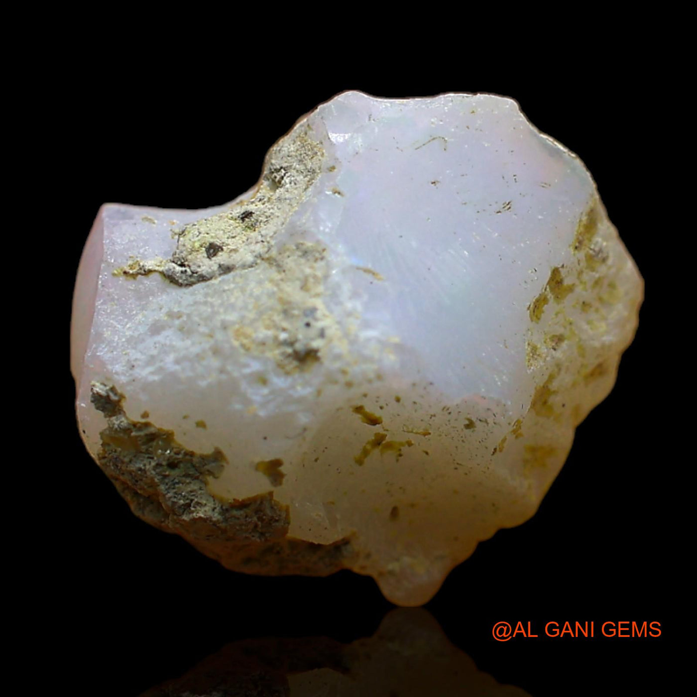 7.00 Cts Natural Ethiopian Fire Opal Loose Gemstone Fancy Rough 15x13x11 mm E-175