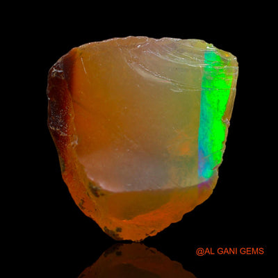 5.00 Cts Natural Ethiopian Fire Opal Fancy Rough Loose Gemstone For Jewelry 14x13x6 mm E-176