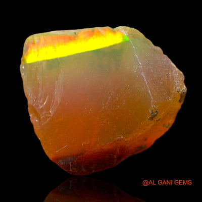 5.00 Cts Natural Ethiopian Fire Opal Fancy Rough Loose Gemstone For Jewelry 14x13x6 mm E-176