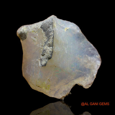 5.00 Cts Natural Ethiopian Fire Opal Loose Gemstone Fancy Rough 14x14x7 mm E-177