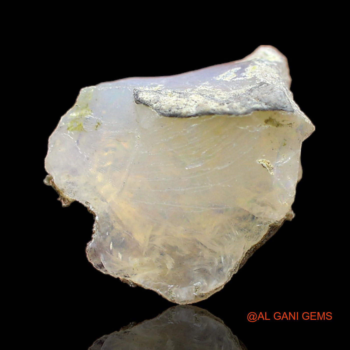 5.00 Cts Natural Ethiopian Fire Opal Loose Gemstone Fancy Rough 14x14x7 mm E-177