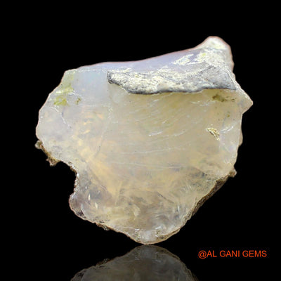 5.00 Cts Natural Ethiopian Fire Opal Loose Gemstone Fancy Rough 14x14x7 mm E-177
