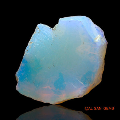 5.00 Cts Natural Ethiopian Fire Opal Loose Gemstone Fancy Rough 15x12x6 mm E-178