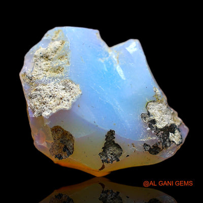 5.00 Cts Natural Ethiopian Fire Opal Loose Gemstone Fancy Rough 15x12x6 mm E-178