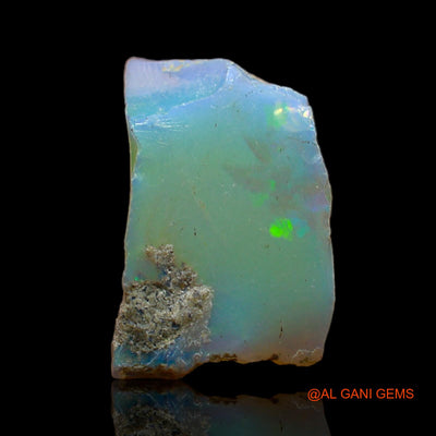 Natural Fire Opal Gemstone 5.00 Cts Loose Fancy Rough From Ethiopia 14x9x7 mm E-179