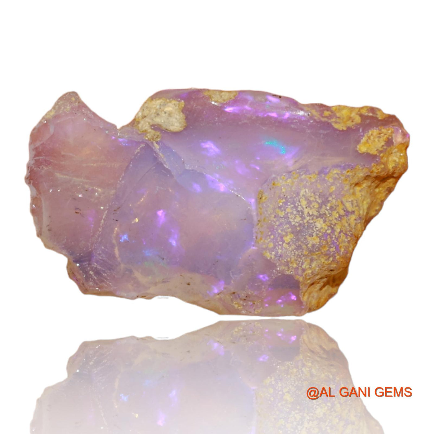 4.90 Cts Unheated Ethiopian Fire Opal Loose Gemstone Fancy Rough Natural 19x11x7 mm E-17