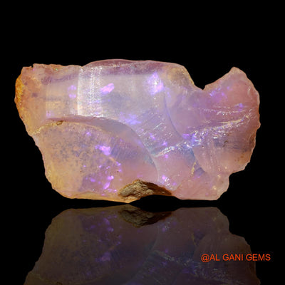 4.90 Cts Unheated Ethiopian Fire Opal Loose Gemstone Fancy Rough Natural 19x11x7 mm E-17